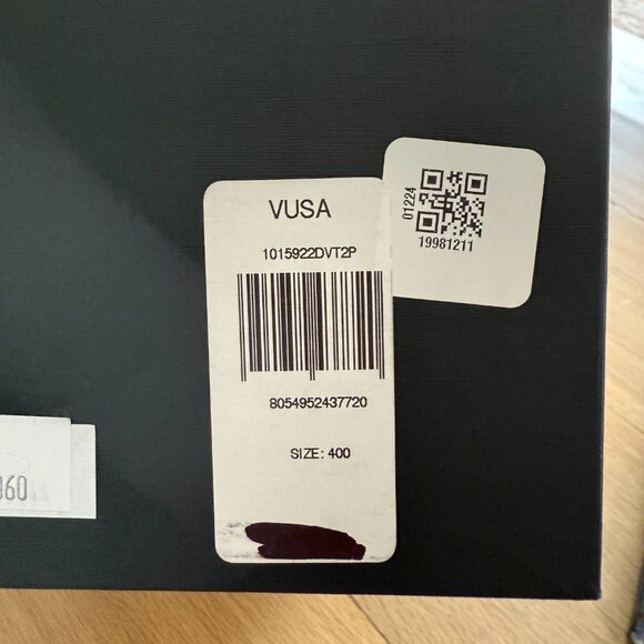 New in Box Versace Bianca Ottico Platform Wedge Sandals Size EU 40/ US 9.5 - Picture 16 of 16